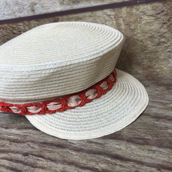 Maison Michel Womens Medium Abby Woven Newsboy Hat main image 5